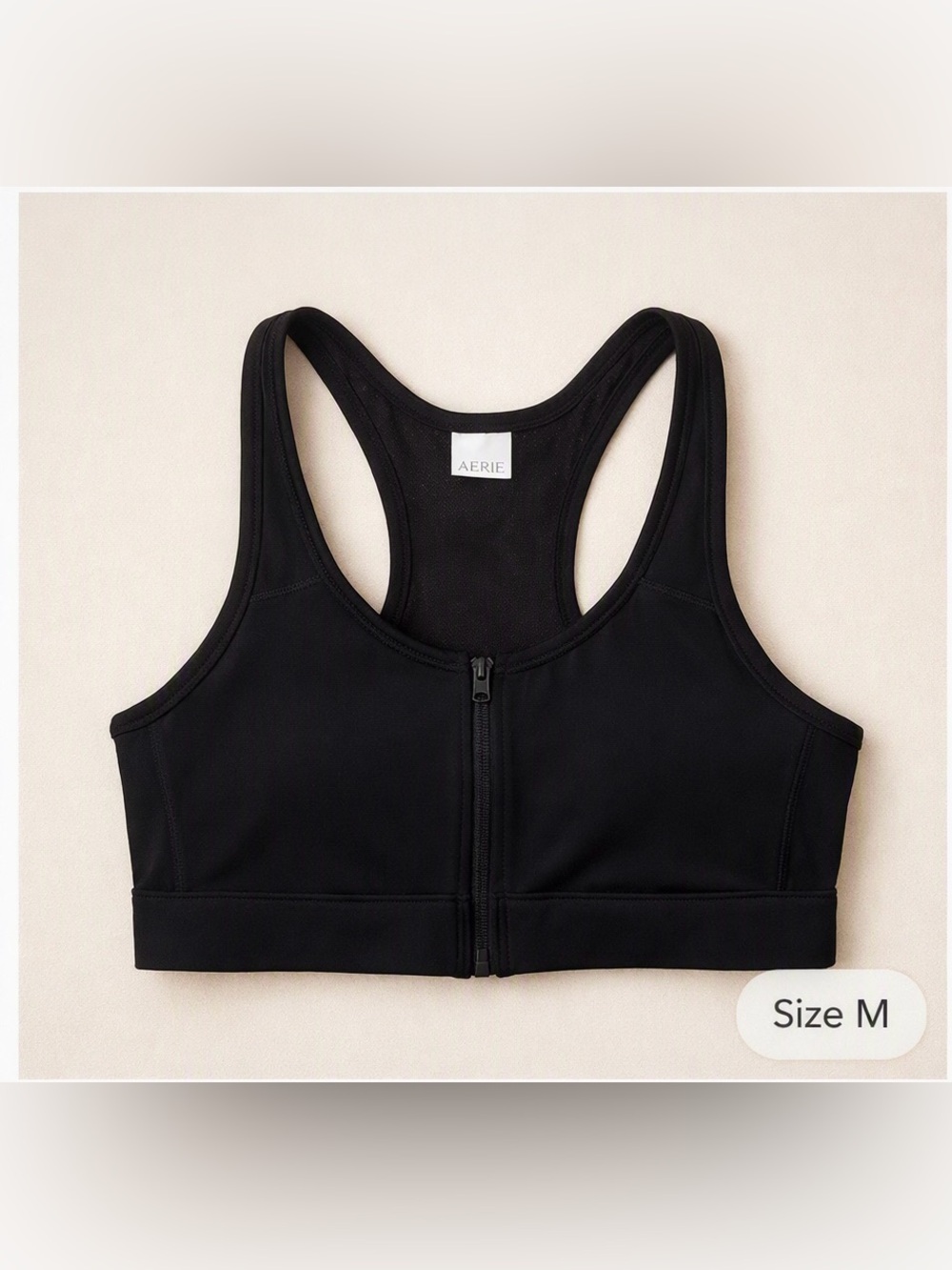Offline by Aerie Front‑Zip Sports Bra